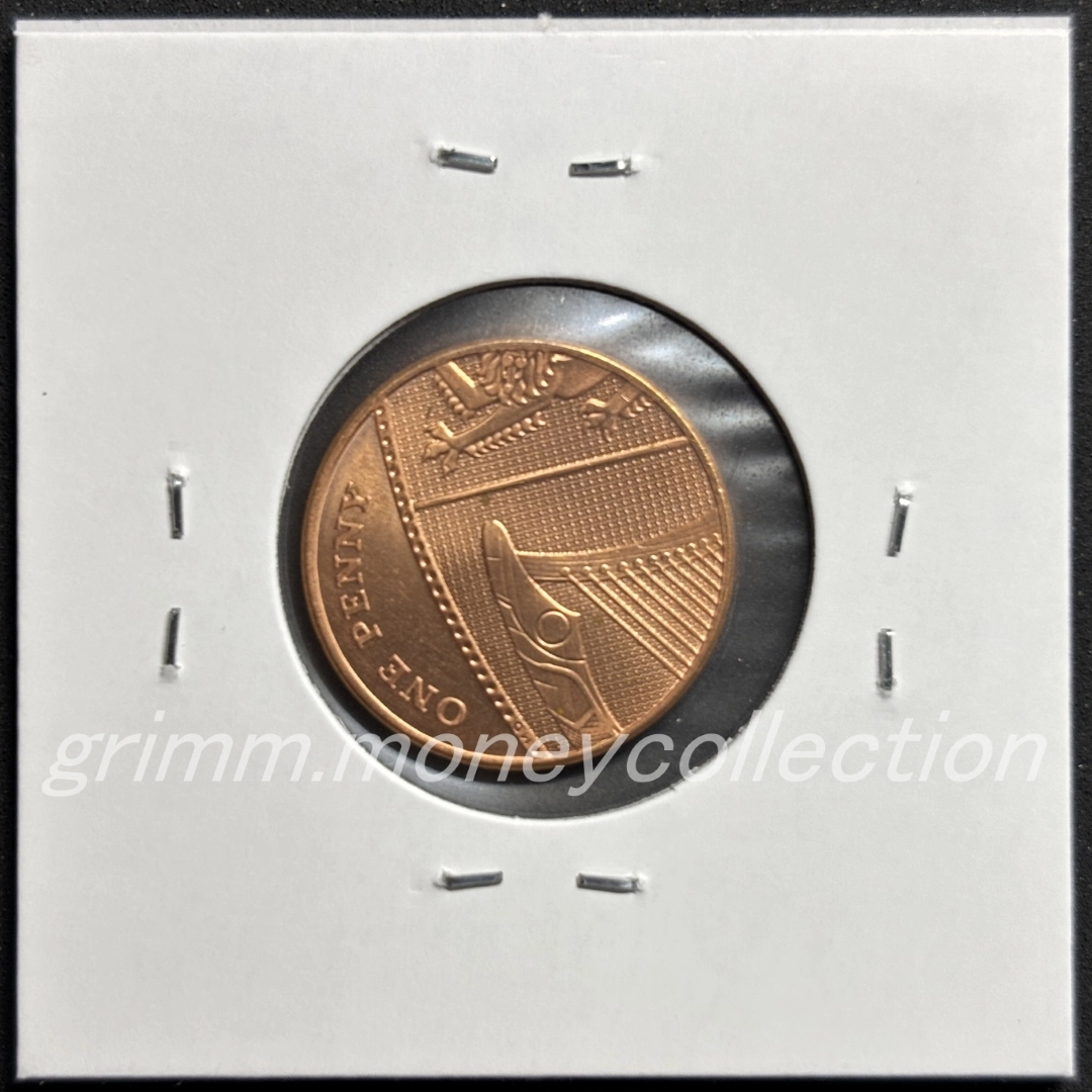 イギリス km1107 2008～2015 1ペニー 裏