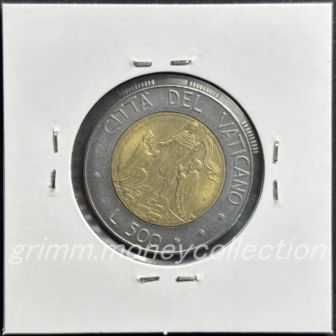 バチカン 500リラ 裏