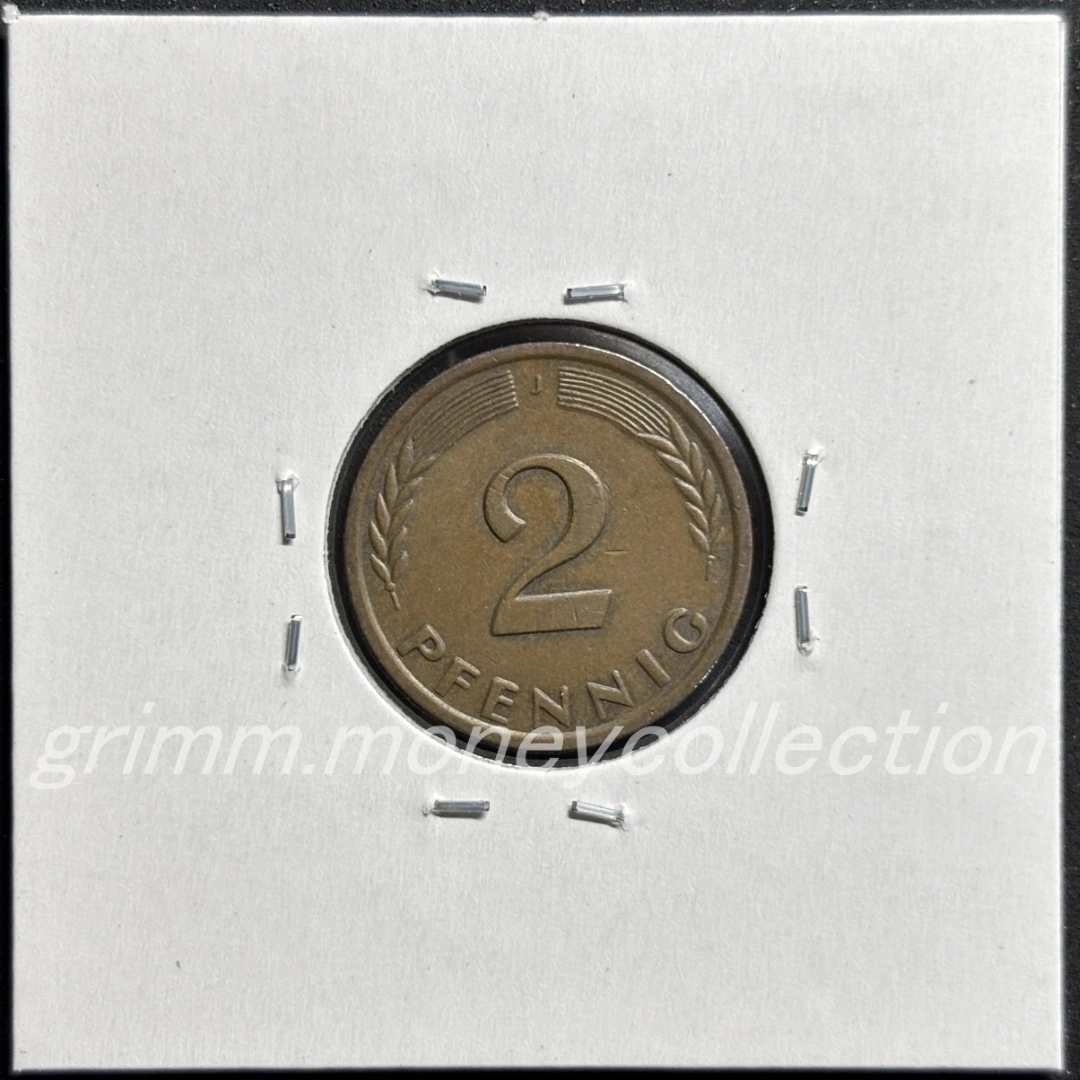 ドイツ連邦共和国(西ドイツ) 2ペニヒ 裏