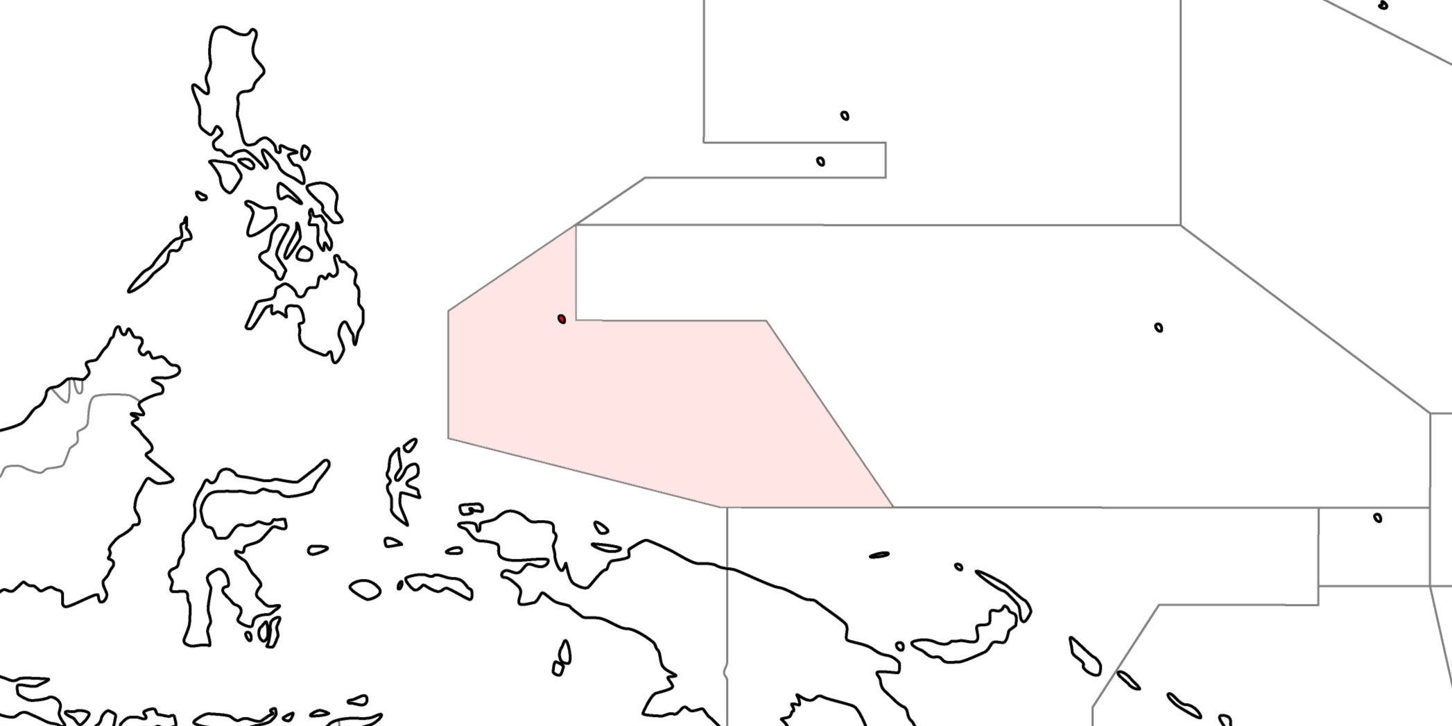 パラオの地図