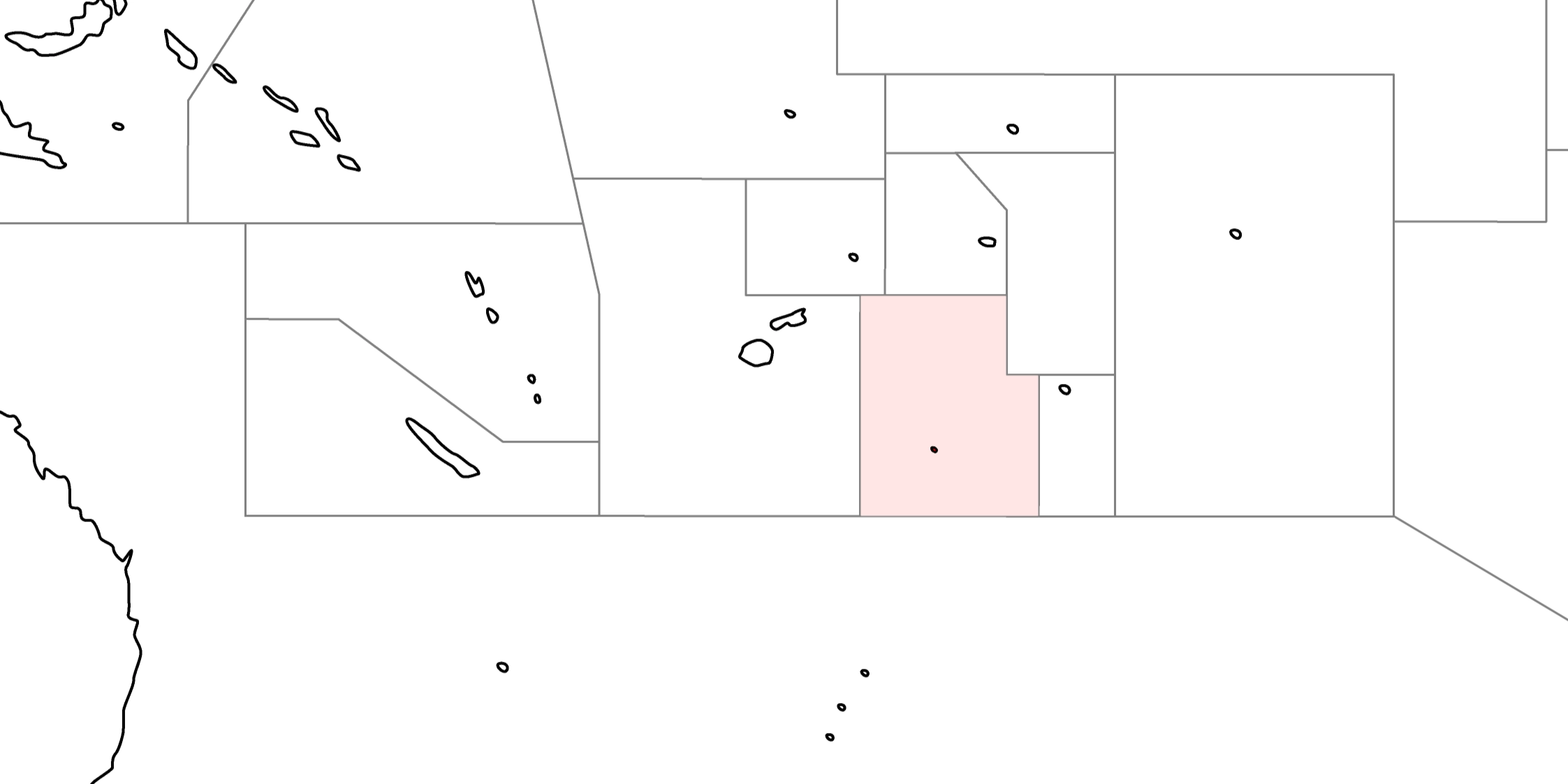 トンガの地図